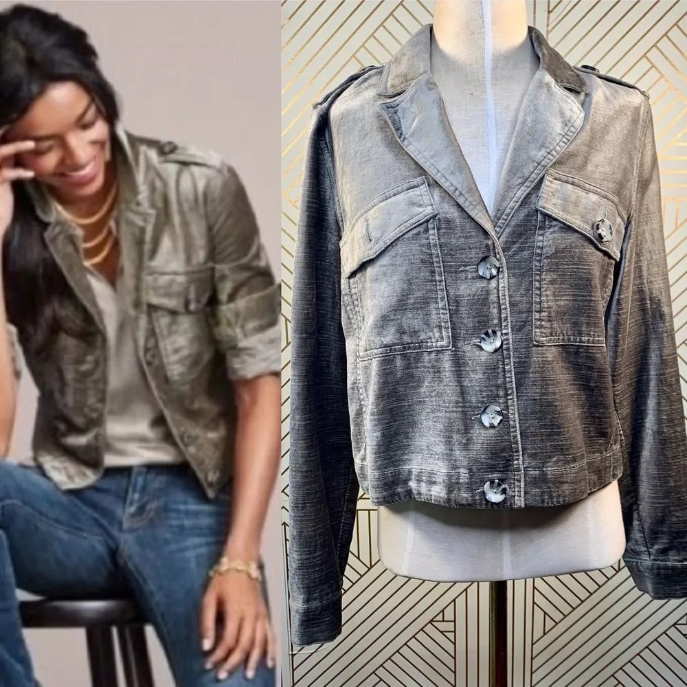 CAbi Sunday Topper Velvet Jacket‎ Style 3377